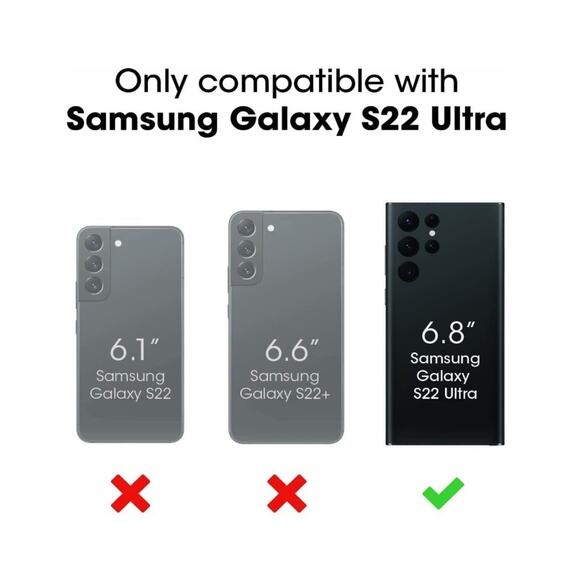 Incipio Duo Dual-Layer Case for Samsung Galaxy S22 Ultra Red 12ft Drop Protectio - Picture 4 of 4